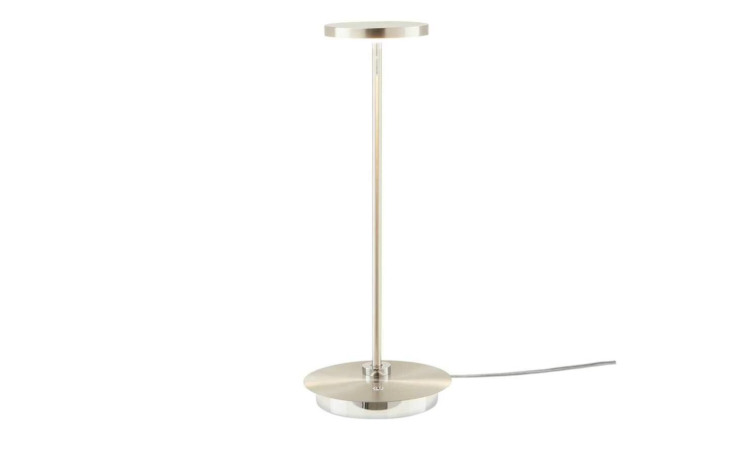 B-Leuchten LED-Tischeuchte, 1-flammig, Nickel matt 6 B-Leuchten LED-Tischeuchte, 1-flammig, Nickel matt – Bild 4
