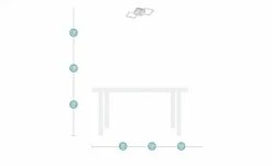 Paul Sommerkamp Leuchten LED-Deckenleuchte, 2-flammig, Alu -Innenleuchten Verkaufsladen 10688904 4 202002212233