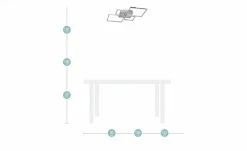 Paul Sommerkamp Leuchten LED-Deckenleuchte, 4-flammig, Alu -Innenleuchten Verkaufsladen 10688906 2 202106072309