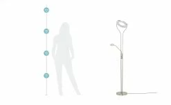 Meisterleuchten LED-Deckenfluter, 2-flammig Chrom -Innenleuchten Verkaufsladen 10688910 13 202202081235