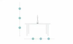 KHG LED-Tischleuchte, chrom `Wavy` -Innenleuchten Verkaufsladen 10688934 1 202106111239