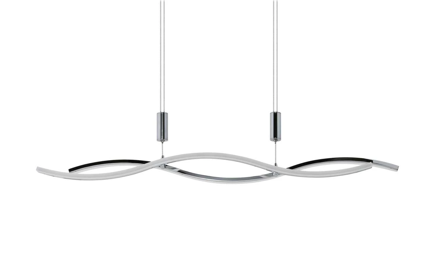 KHG LED-Pendelleuchte, chrom `Wavy´ 4 KHG LED-Pendelleuchte, chrom `Wavy´ – Bild 2