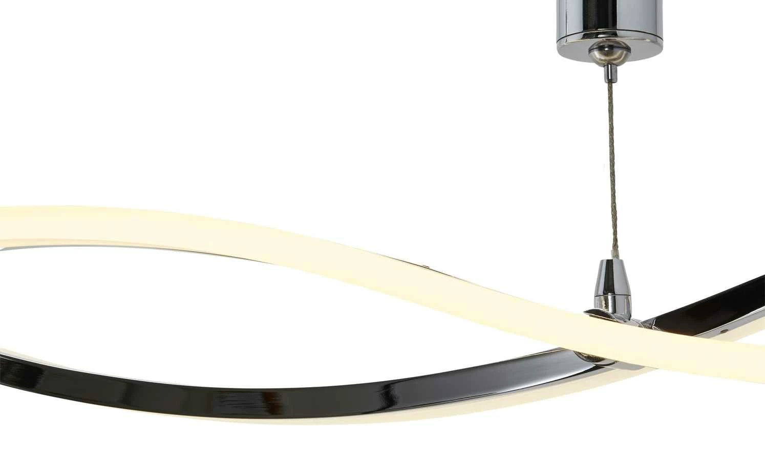 KHG LED-Pendelleuchte, chrom `Wavy´ 7 KHG LED-Pendelleuchte, chrom `Wavy´ – Bild 5