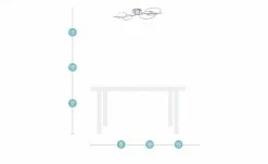 Paul Sommerkamp Leuchten LED-Deckenlechte, chrom `4 Ringe´ -Innenleuchten Verkaufsladen 10688952 6 202002212233