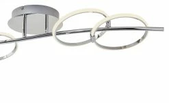 Paul Sommerkamp Leuchten LED-Deckenlechte, chrom `4 Ringe´ -Innenleuchten Verkaufsladen 10688952 7 202106101245