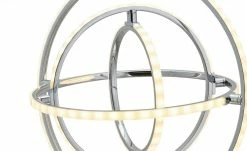 Paul Sommerkamp Leuchten LED-Tischleuchte, chrom `Ringe´ -Innenleuchten Verkaufsladen 10688956 6 201901221131