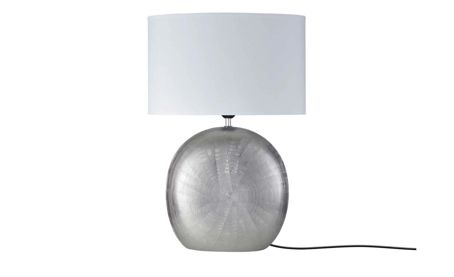 KHG Tischleuchte, Stoffschirm oval 4 KHG Tischleuchte, Stoffschirm oval – Bild 2