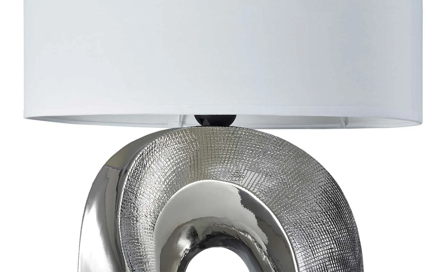 KHG Tischleuchte, Stoffschirm oval 5 KHG Tischleuchte, Stoffschirm oval – Bild 3