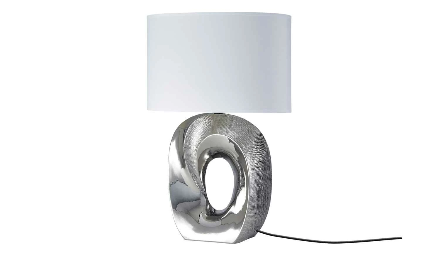 KHG Tischleuchte, Stoffschirm oval 6 KHG Tischleuchte, Stoffschirm oval – Bild 4