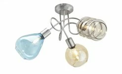 Deckenleuchte, 3-flammig, Gläser in bunt 12 Deckenleuchte, 3-flammig, Gläser in bunt -Innenleuchten Verkaufsladen 10689296 6 202011272239