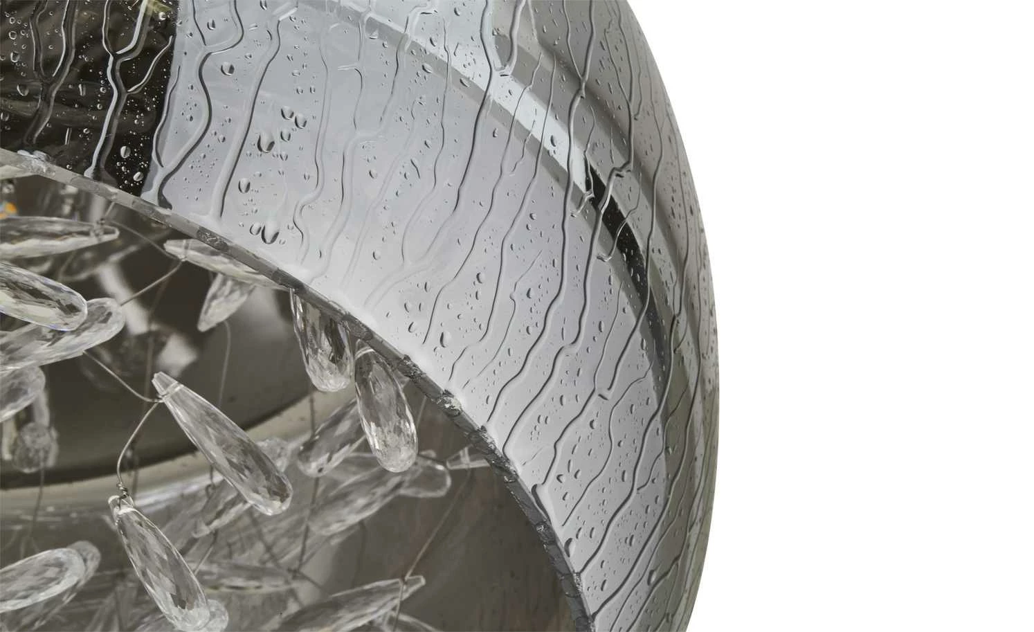 HOME STORY LED-Deckenleuchte, Rauchglas mit Acryltropfen 6 HOME STORY LED-Deckenleuchte, Rauchglas mit Acryltropfen – Bild 4