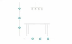 Trio Pendelleuchte, 4-flammig, Weiß -Innenleuchten Verkaufsladen 10689486 4 202106092233