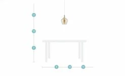 Pendelleuchte, 1-flammig, Glas bernsteinfarben -Innenleuchten Verkaufsladen 10689527 1 202106091239