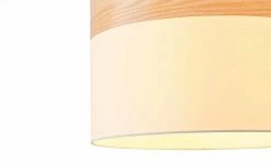 Pendelleuchte, 1-flammig, beige/Holzoptik -Innenleuchten Verkaufsladen 10689557 7 202102122236