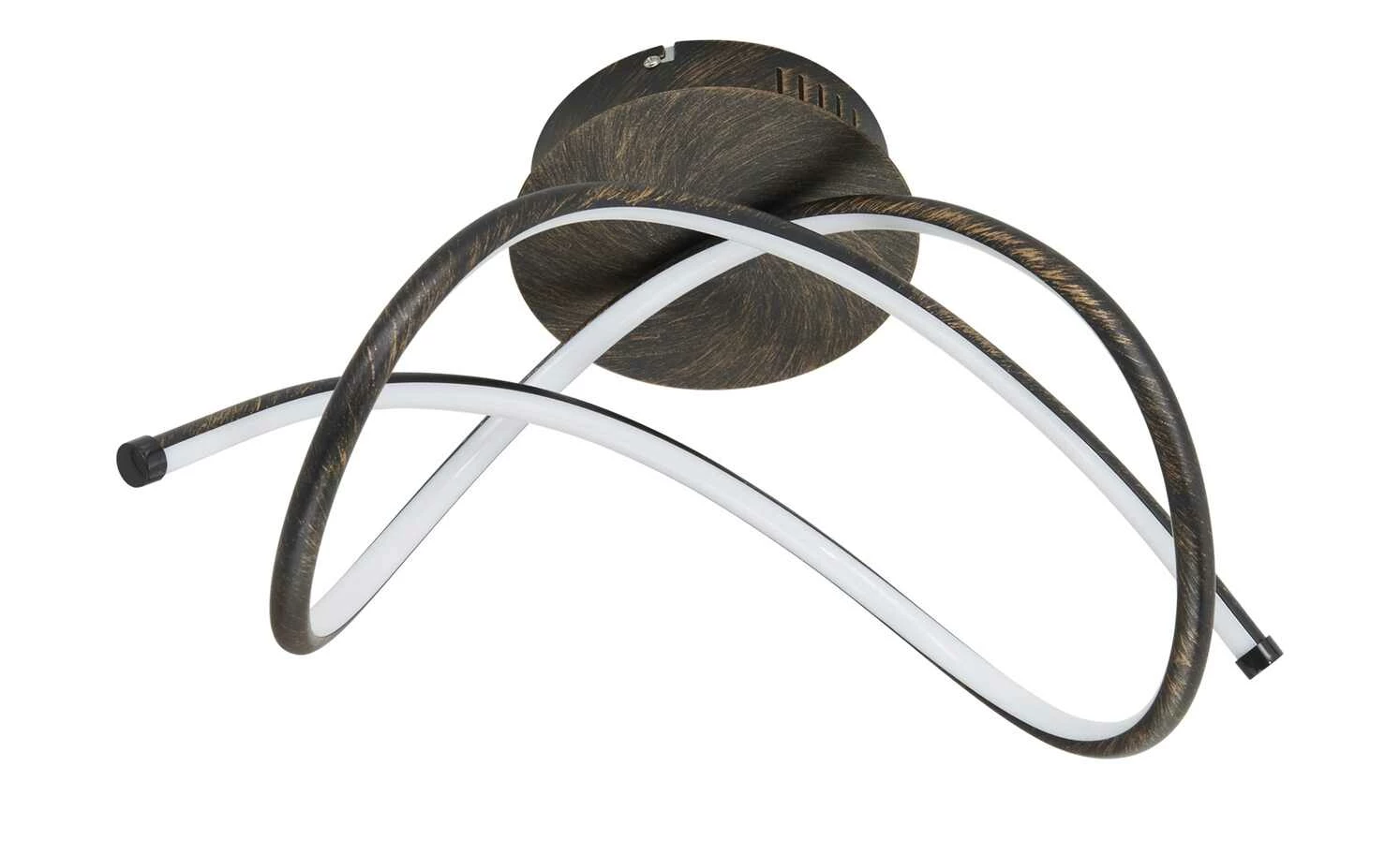 Paul Neuhaus LED-Deckenleuchte, rostfarben, geschwungen 5 Paul Neuhaus LED-Deckenleuchte, rostfarben, geschwungen – Bild 3