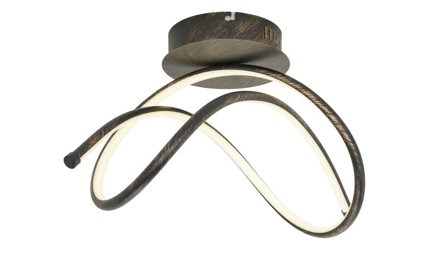 Paul Neuhaus LED-Deckenleuchte, rostfarben, geschwungen 9 Paul Neuhaus LED-Deckenleuchte, rostfarben, geschwungen – Bild 7