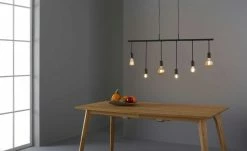 Pendelleuchte, 6-flammig, schwarz 15 Pendelleuchte, 6-flammig, schwarz -Innenleuchten Verkaufsladen 10689844 2 201911082244