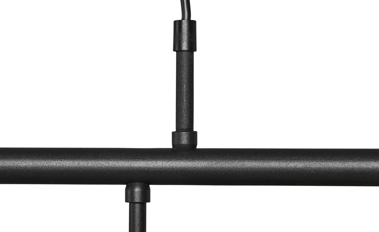 Pendelleuchte, 6-flammig, schwarz 7 Pendelleuchte, 6-flammig, schwarz – Bild 5