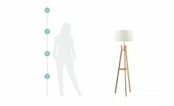 HOME STORY Holz-Stehleuchte, mit Stoffschirm und Ablage 17 HOME STORY Holz-Stehleuchte, mit Stoffschirm und Ablage -Innenleuchten Verkaufsladen 10689879 6 202002252238