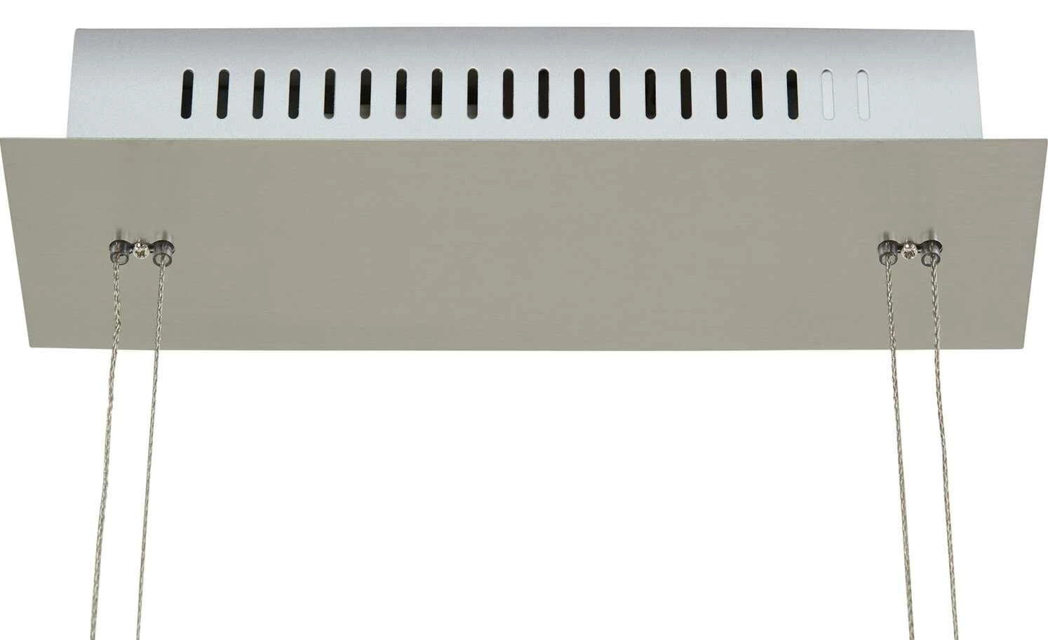 Fischer-Honsel LED-Pendelleuchte, Nickel-matt/ Glas gebogen 13 Fischer-Honsel LED-Pendelleuchte, Nickel-matt/ Glas gebogen – Bild 11