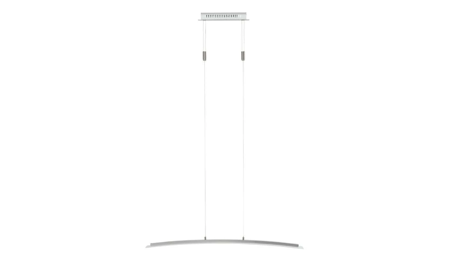 Fischer-Honsel LED-Pendelleuchte, Nickel-matt/ Glas gebogen 7 Fischer-Honsel LED-Pendelleuchte, Nickel-matt/ Glas gebogen – Bild 5