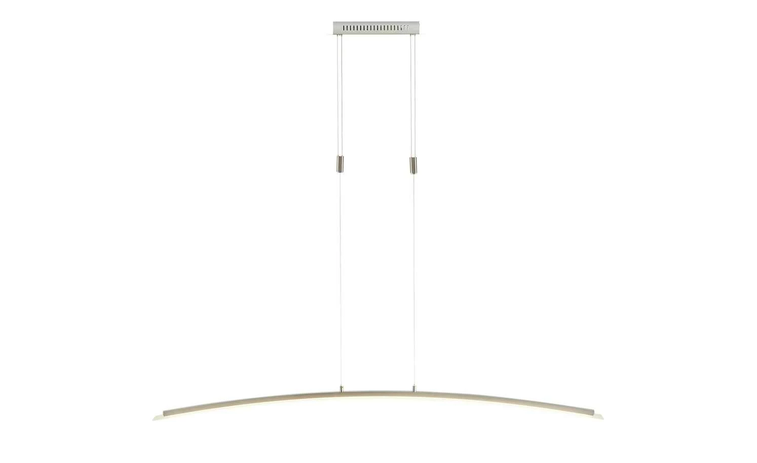 Fischer-Honsel LED-Pendelleuchte, Nickel-matt/Glas gebogen 8 Fischer-Honsel LED-Pendelleuchte, Nickel-matt/Glas gebogen – Bild 6