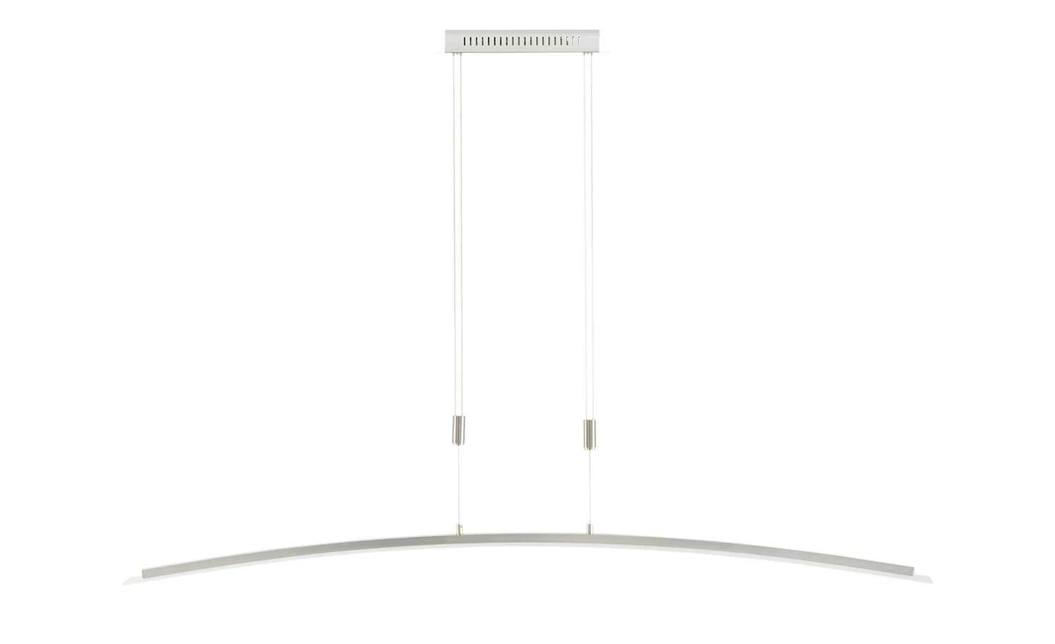Fischer-Honsel LED-Pendelleuchte, Nickel-matt/Glas gebogen 9 Fischer-Honsel LED-Pendelleuchte, Nickel-matt/Glas gebogen – Bild 7