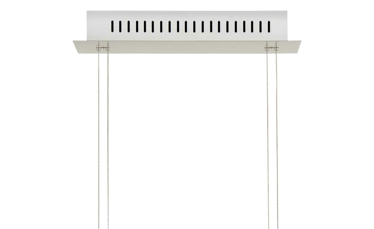 Fischer-Honsel LED-Pendelleuchte, Nickel-matt/Glas gebogen 10 Fischer-Honsel LED-Pendelleuchte, Nickel-matt/Glas gebogen – Bild 8