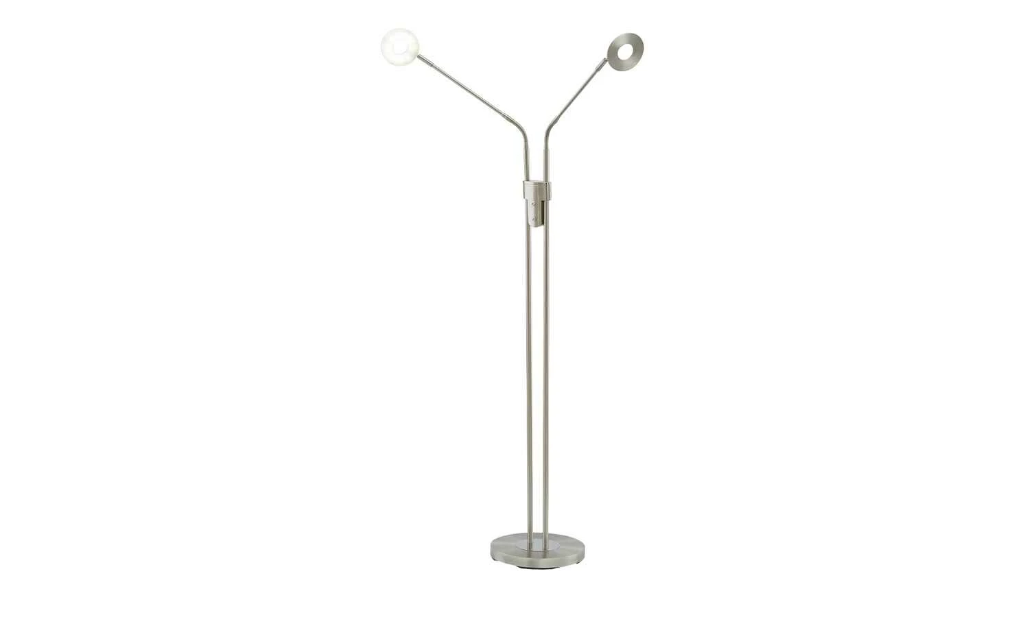 Fischer-Honsel LED-Leseleuchte,2-flammig, Nickel-matt mit Dimmer 9 Fischer-Honsel LED-Leseleuchte,2-flammig, Nickel-matt mit Dimmer – Bild 7