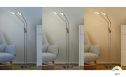 Fischer-Honsel LED-Leseleuchte,2-flammig, Nickel-matt mit Dimmer 18 Fischer-Honsel LED-Leseleuchte,2-flammig, Nickel-matt mit Dimmer -Innenleuchten Verkaufsladen 10689926 6 202105112233