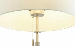 Trio Stehleuchte, 3-flammig, Nickel-matt, Stoffschirm weiß | silberfarben -Innenleuchten Verkaufsladen 11680026 2 202201122234