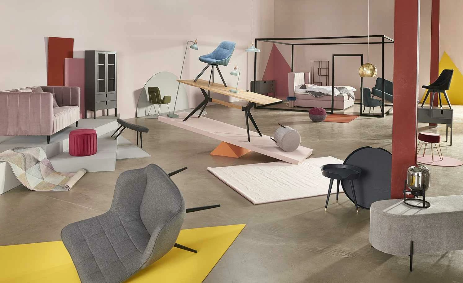 Tischleuchte, 1-flammig, Softgrün 4 Tischleuchte, 1-flammig, Softgrün – Bild 2