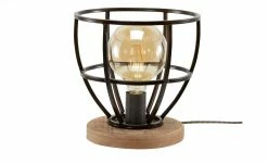 Tischleuchte, 1-flammig, Metallkorb schwarz -Innenleuchten Verkaufsladen 11680348 1 202001082240