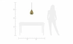 Trio Pendelleuchte, 1-flammig, Altmessing -Innenleuchten Verkaufsladen 11680369 4 202106082233