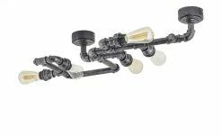 HOME STORY Decken-/ Wandleuchte, 5-flammig Pipe -Innenleuchten Verkaufsladen 11680435 7 202106142233