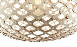 KHG Pendelleuchte, 1-flammig, nickel-matt/ holz -Innenleuchten Verkaufsladen 11680472 6 201911042249