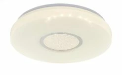 KHG LED-Deckenleuchte, 1-flammig mit Kristalldeko | 24|W