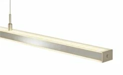 Fischer-Honsel LED-Pendelleuchte, Nickel-matt mit Dimmer -Innenleuchten Verkaufsladen 11680532 7 202109171234