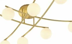 KHG Deckenleuchte, 8-flammig, Messing mit Glaskugeln -Innenleuchten Verkaufsladen 11680563 3 202006091056