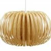 KHG Pendelleuchte 1-flammig, Schirm in Holz-Optik -Innenleuchten Verkaufsladen 11680608 3 202106211241