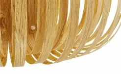 KHG Pendelleuchte 1-flammig, Schirm in Holz-Optik -Innenleuchten Verkaufsladen 11680608 7 202106211241