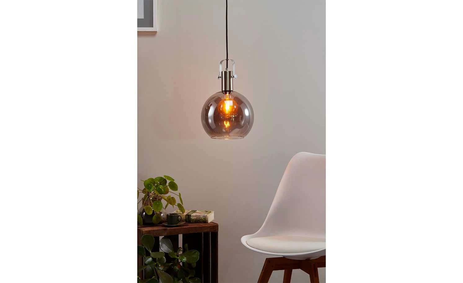 KHG Pendelleuchte, 1-flammig, Rauchglas 3 KHG Pendelleuchte, 1-flammig, Rauchglas