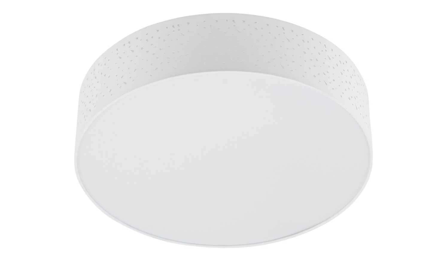 KHG Deckenleuchte, 3-flammig, Stoffschirm weiß 4 KHG Deckenleuchte, 3-flammig, Stoffschirm weiß – Bild 2