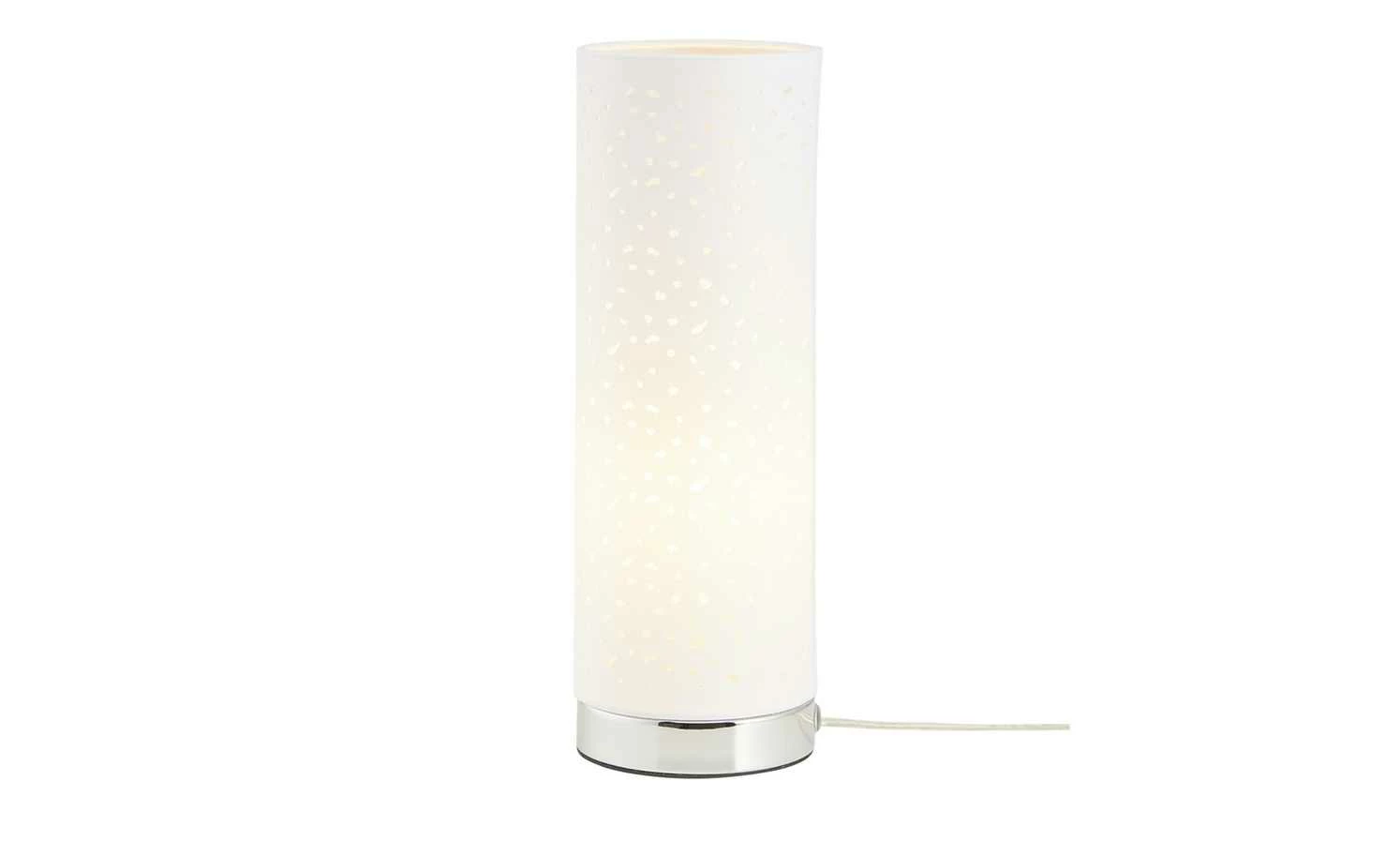 KHG Tischleuchte, 1-flammig, Stoffschirm weiß 7 KHG Tischleuchte, 1-flammig, Stoffschirm weiß – Bild 6