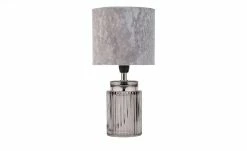 Tischeuchte, 1-flammig, Samtschirm grau 9 Tischeuchte, 1-flammig, Samtschirm grau -Innenleuchten Verkaufsladen 11680743 5 202201121245