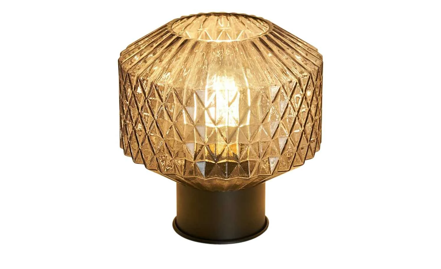 Tischleuchte, 1-flammig, Rauchglas 7 Tischleuchte, 1-flammig, Rauchglas – Bild 5