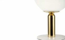 Tischleuchte, 1-flammig, messing/weiß -Innenleuchten Verkaufsladen 11683097 6 202201131238