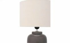 Keramik-Tischleuchte, 1-flammig, grau -Innenleuchten Verkaufsladen 11684106 6 202201121245