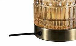 Tischleuchte, 1-flammig, Glas bernsteinstein -Innenleuchten Verkaufsladen 11684107 5 202201172239