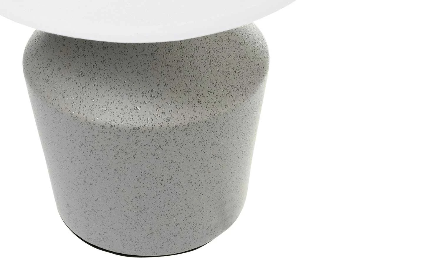 Keramik-Tischleuchte, 1-flammig, hellgrau 5 Keramik-Tischleuchte, 1-flammig, hellgrau – Bild 3